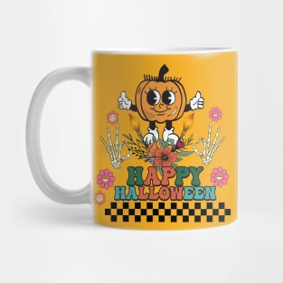 Groovy Happy Halloween Vintage Design Mug